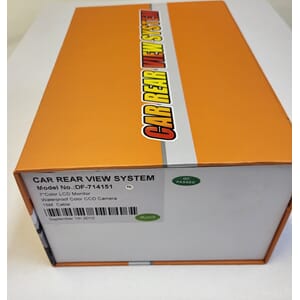 Komplett pakke med ryggekamera (RVCAM01) og 7" monitor