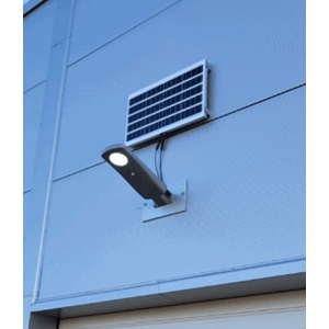 Solar gatelys pakke med eksternt solpanel 60W